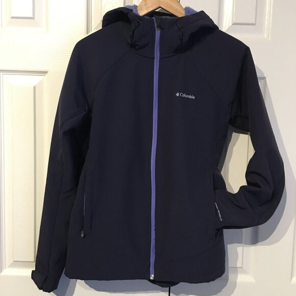 Columbia Women's Hooded Cozy Fleece Lined Softshell - Picture 1 of 7